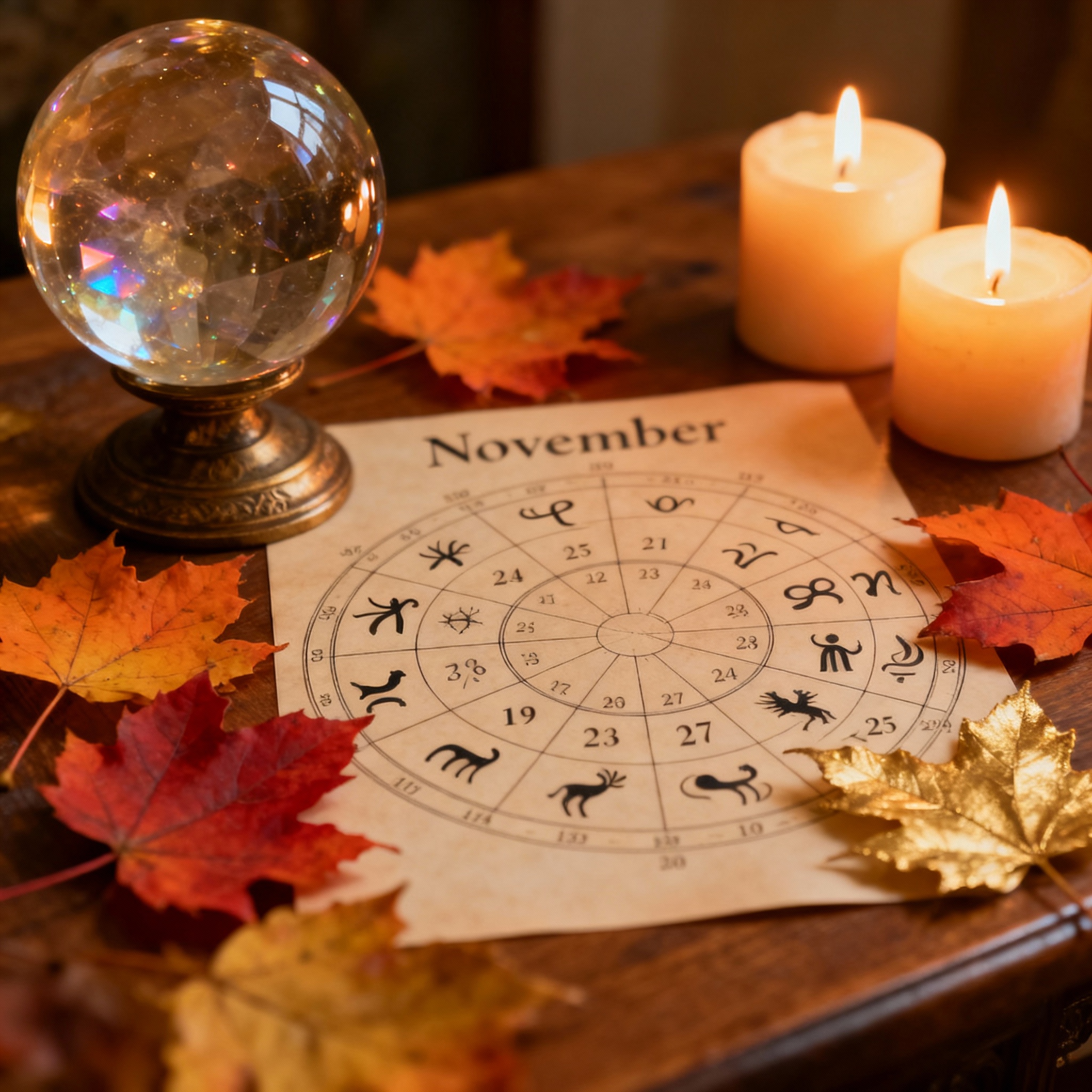 Horoskop na listopad 2025 - co czeka znaki zodiaku? Horoskop miesięczny