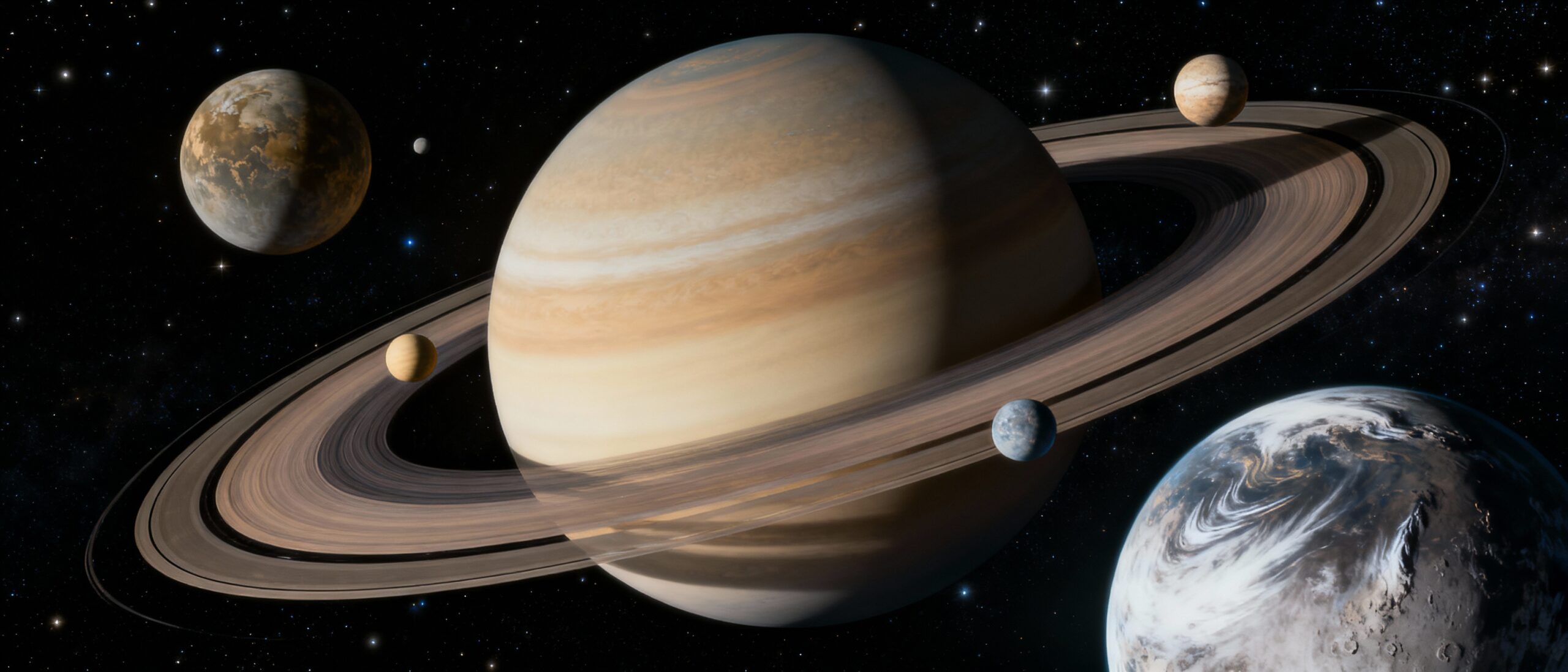 Ile księżyców ma Saturn? Księżyce Saturna planety