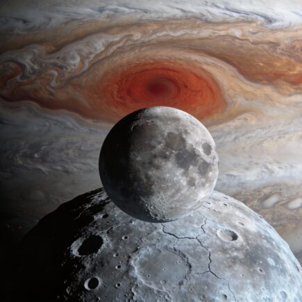 Ganimedes - największy księżyc Jowisza i w Układzie Slonecznym