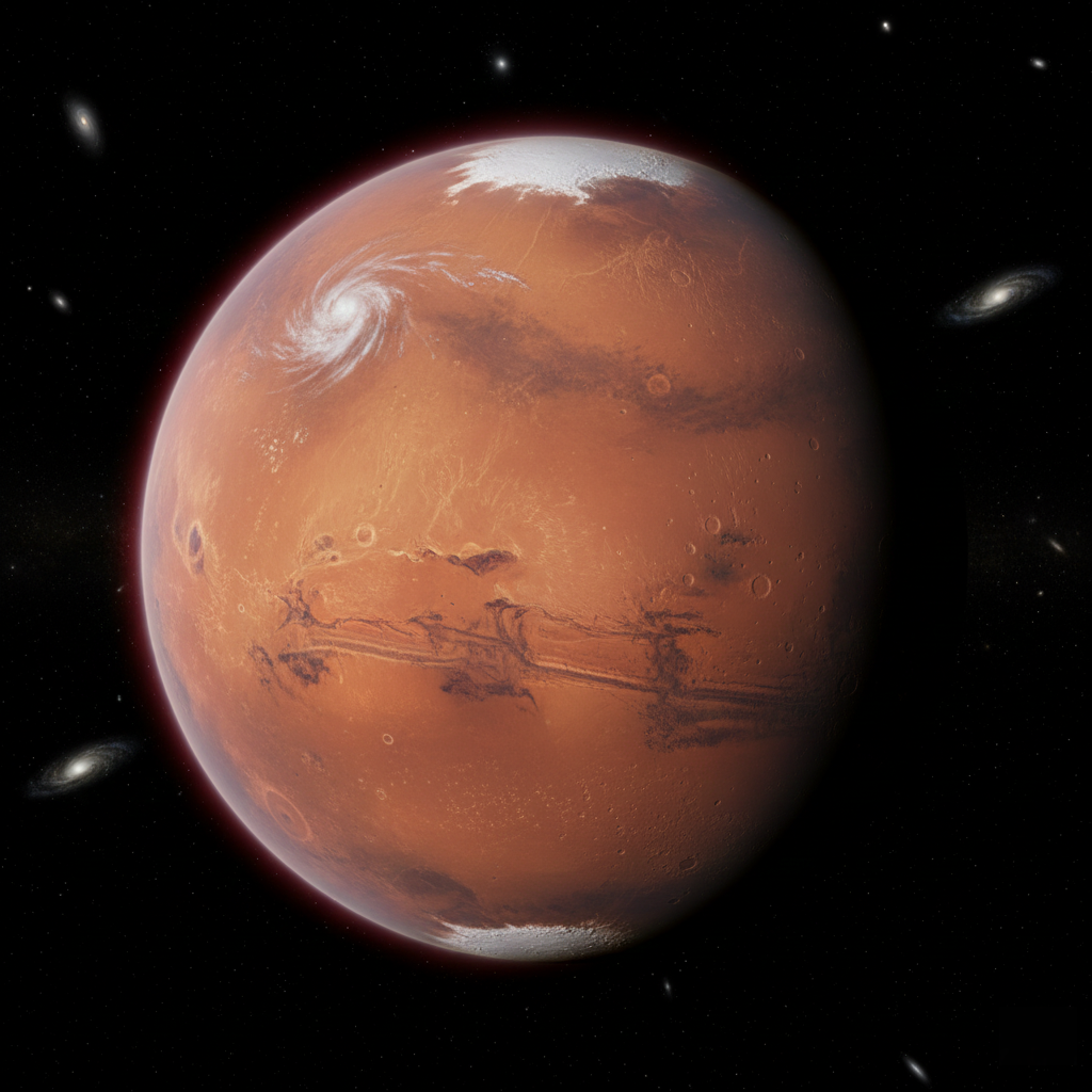 Planeta Mars - czy jest życie na Marsie, jaką ma budowę, skład i atmosfera