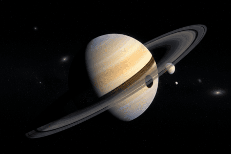 Planeta Saturn - ile ma księżyców, jaką ma objętość, ile ma pierścieni, ile trwa obrót wokół Słońca