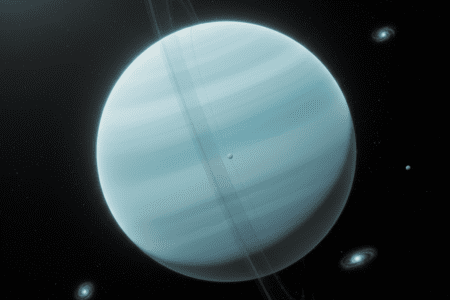Planeta Uran - dlaczego jest błękitna, ile ma księżyców, skład i atmosfera