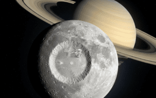 Mimas - księżyc Saturna