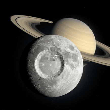 Mimas - księżyc Saturna