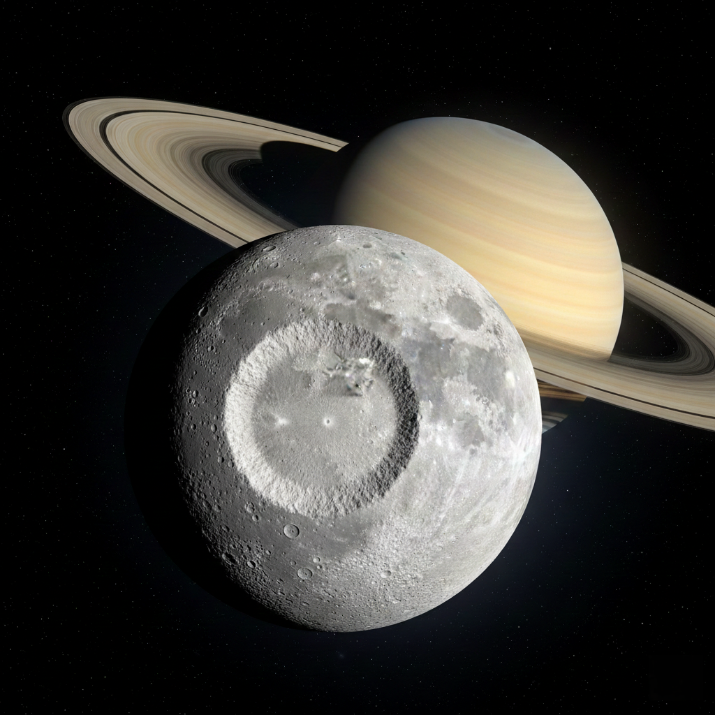 Mimas - księżyc Saturna